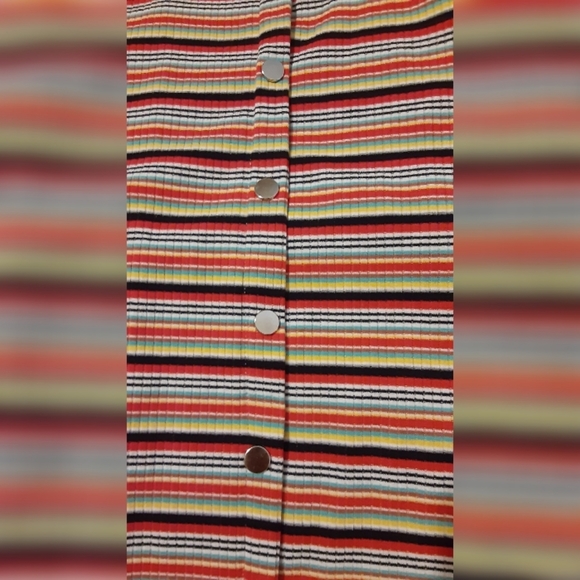 Stripped Midi dress - Picture 3 of 4